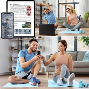 Revity Mata treningowa do jogi ćwiczeń fitness pilatesu 183 cm x 61 cm x 6 mm 13