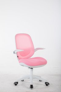 Krzesło biurowe Cobra King Junior Biało-różowe 2