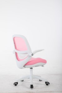 Krzesło biurowe Cobra King Junior Biało-różowe 10