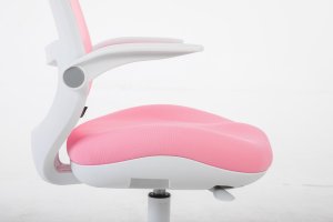 Krzesło biurowe Cobra King Junior Biało-różowe 11
