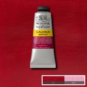Winsor & Newton Galeria, 60 ml, Red, Tube 2