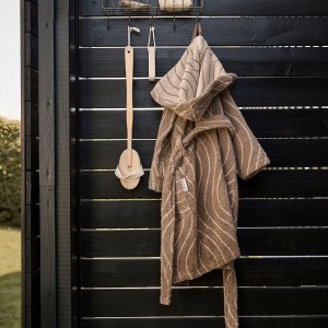 Leander Badekåbe str. 5-6 år Woodland bomuld - Mocca 4