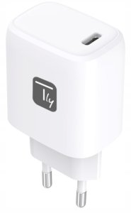 Ładowarka sieciowa GaN USB-C 20W PD3.0 PPS biała 5