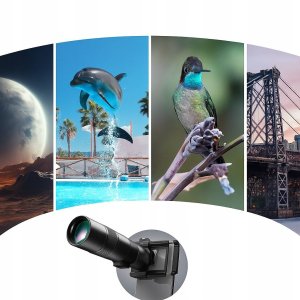 Apexel Obiektyw HD Tele ZOOM 30x + Statyw do Telefonu Tabletu Smartfona APL-30XJJ028 4