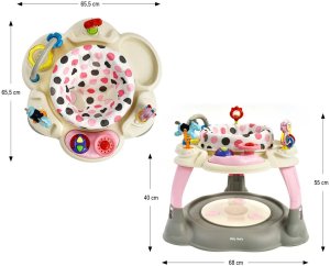Milly Mally Centrum Aktywności Twist Pastel Dots EDUKAMP 10