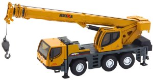 HUINA Dźwig Autokrane Pojazd Budowlany Ruchome Elementy Metalowy 1:50 EDUKAMP 2