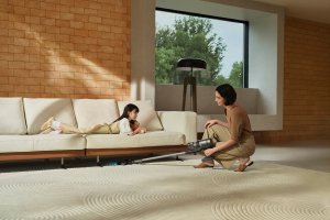 Bezprzewodowy Odkurzacz Pionowy MOVA I10 LED Zbiera Włosy Lekki do 60 min 6