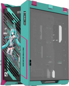 Obudowa Asus ROG Strix Helios II Hatsune Miku Edition Midi Tower Wielokolorowy 2