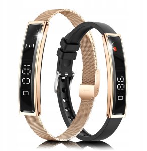 Inteligentna Opaska Smartband Bluetooth 5.3 Pulsometr Wodoodporna Kroki Sen 3