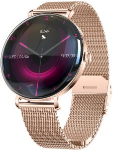 Smartwatch Damski PL Menu Zegarek Rozmowy Powiadomienia Ciśnienie 3 PASKI 2