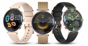 Smartwatch Damski PL Menu Zegarek Rozmowy Powiadomienia Ciśnienie 3 PASKI 4
