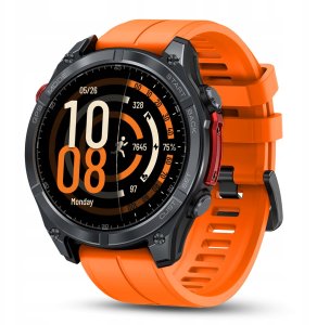 Smartwatch Męski Zegarek AMOLED GPS IP69K 5ATM Kompas Menu POLSKI + 3 PASKI 13
