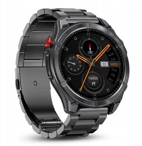 Smartwatch Męski Zegarek AMOLED GPS IP69K 5ATM Kompas Menu POLSKI + 3 PASKI 14