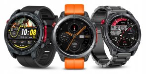 Smartwatch Męski Zegarek AMOLED GPS IP69K 5ATM Kompas Menu POLSKI + 3 PASKI 15