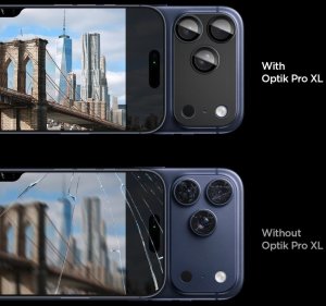 Spigen OSŁONA APARATU OPTIK PRO XL GLAS.TR CAMERA PROTECTOR IPHONE 17 PRO MAX BLACK 7