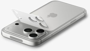 Spigen OSŁONA APARATU OPTIK PRO XL GLAS.TR ”EZ FIT” CAMERA PROTECTOR IPHONE 17 PRO MAX SILVER 10