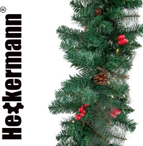 Lampki choinkowe Heckermann Łańcuch choinkowy LED 270cm Ozddoba 12