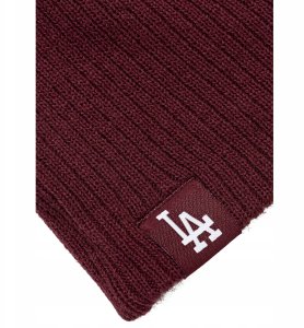 New Era Skully Los Angeles Dodgers Hat 60691106 Bordowe One size 3