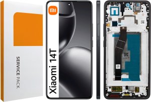 Bateria Zila Wyświetlacz do Xiaomi 14T Ekran LCD Ramka Czarna Oryginał (5904858353828) 13