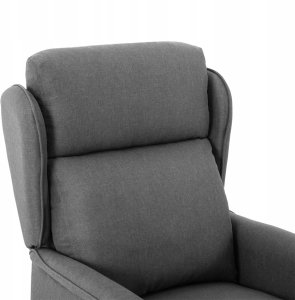 Fotel do masażu w jasnoszarym materiale Lumarko! 5