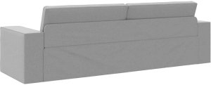 vidaXL Sofa Łóżko 2 w 1 Szary Chmurowy 245x150x60.5 cm Tkanina Lumarko 2