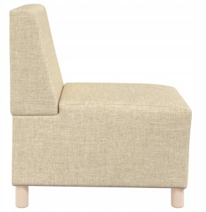 Fotel 2 pcs Kremowy 55 x 74 x 82 cm tkanina Lumarko! 6