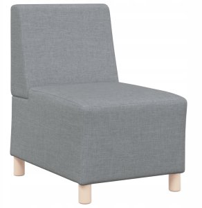 Fotel 3 pcs Jasnoszary 55 x 74 x 82 cm tkanina Lumarko! 4