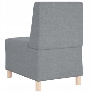 Fotel 3 pcs Jasnoszary 55 x 74 x 82 cm tkanina Lumarko! 7