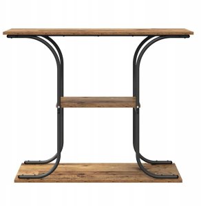 vidaXL Konsola Stare drewno 101 x 35 x 80.5 cm Lumarko! 5