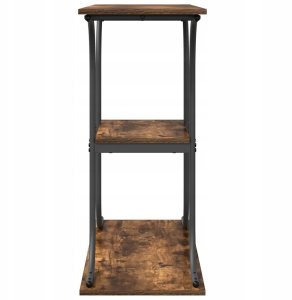 vidaXL Konsola Wędzony dąb 101 x 35 x 80.5 cm Lumarko! 6