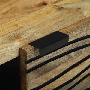 Stolik kawowy Brązowy 80 x 50 x 40 cm lite drewno mango Lumarko! 7