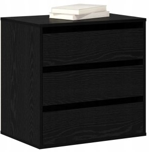 Komoda Narożna Czarny Dąb 60x41x58 cm Drewno inżynieryjne Lumarko! 3