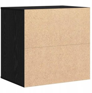 Komoda Narożna Czarny Dąb 60x41x58 cm Drewno inżynieryjne Lumarko! 7