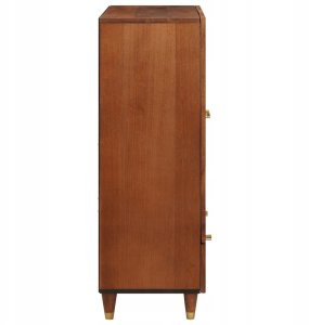 Szafki i regały na media Brązowy Słoma i lite drewno mango Lumarko! 4