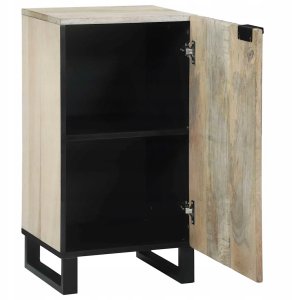 Szafki i regały na media Biały i czarny 40 x 33.5 x 75 cm Lumarko! 2