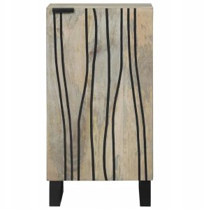 Szafki i regały na media Biały i czarny 40 x 33.5 x 75 cm Lumarko! 3