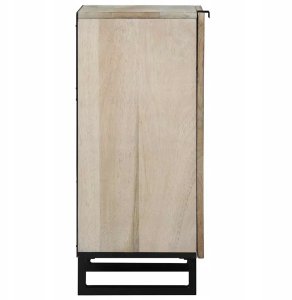 Szafki i regały na media Biały i czarny 40 x 33.5 x 75 cm Lumarko! 4