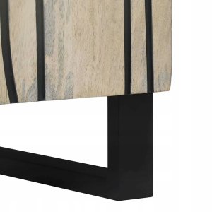 Szafki i regały na media Biały i czarny 40 x 33.5 x 75 cm Lumarko! 7