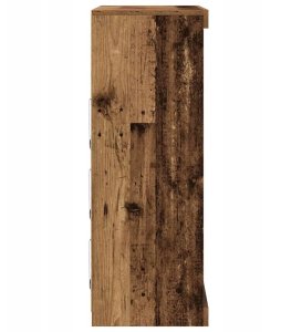 Szafka z oświetleniem LED Stare drewno 41x37x100 cm Lumarko! 7