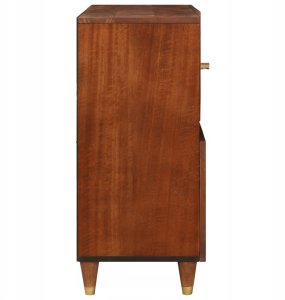 Szafki i regały na media Brązowy Wiklina i lite drewno mango Lumarko! 4