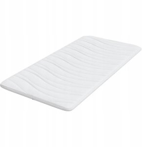 vidaXL Podkłady na materac Biały 100 x 200 cm Poliester Lumarko 4