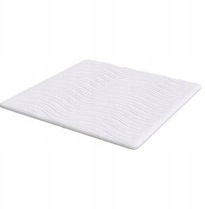 vidaXL Podkłady na materac Biały 200 x 200 cm Poliester Lumarko 5