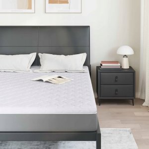 vidaXL Podkłady na materac Biały 140 x 190 cm Poliester Lumarko 3