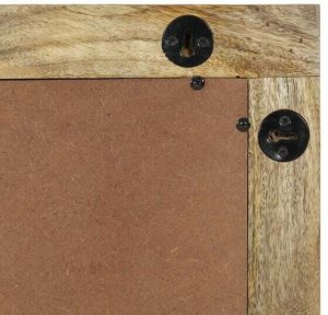 Lustro łazienkowe 50 x 70 x 30 cm z drewna mango. Lumarko! 9