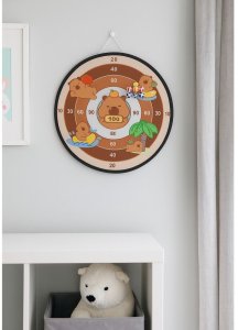 LeanToys Gra Zręcznościowa Tarcza Kapibary Dart Piłeczki Na Rzep Pistolety 73,5 cm LEAN Toys (28097) 5