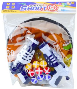 LeanToys Gra Zręcznościowa Tarcza Kapibary Dart Piłeczki Na Rzep Pistolety 73,5 cm LEAN Toys (28097) 6