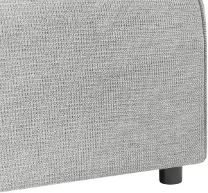 Beliani Sofa rozkładana w kształcie U dla 4 osób jasnoszary ze schowkiem 9