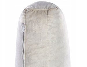 Narożnik dla 4 osób KIRUNA Welur Jasnobeżowy Prawostronny 12