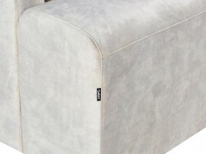 Narożnik dla 4 osób KIRUNA Welur Jasnobeżowy Prawostronny 13