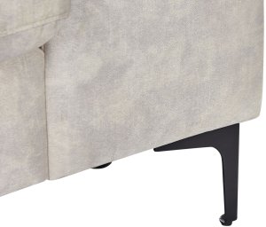 Narożnik dla 4 osób KIRUNA Welur Jasnobeżowy Prawostronny 15